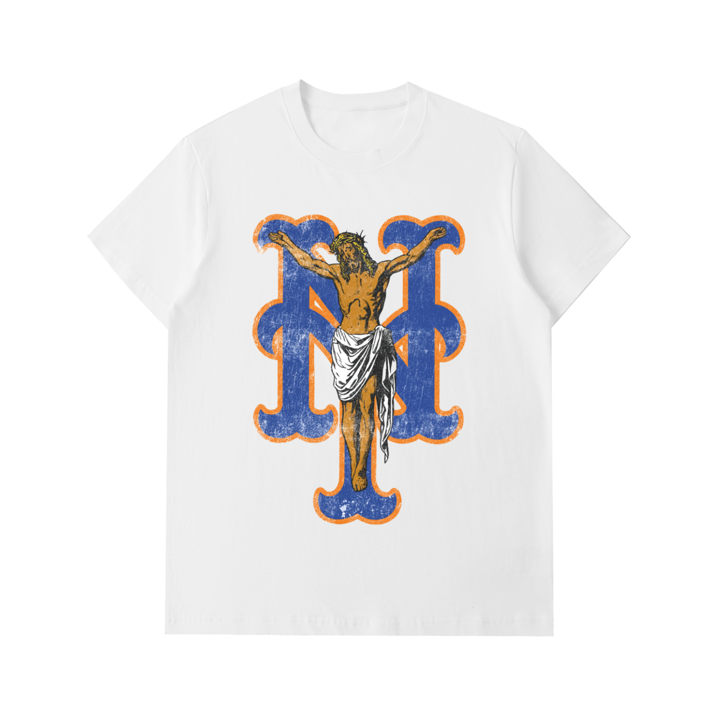 CRUCIFIED METS TEE