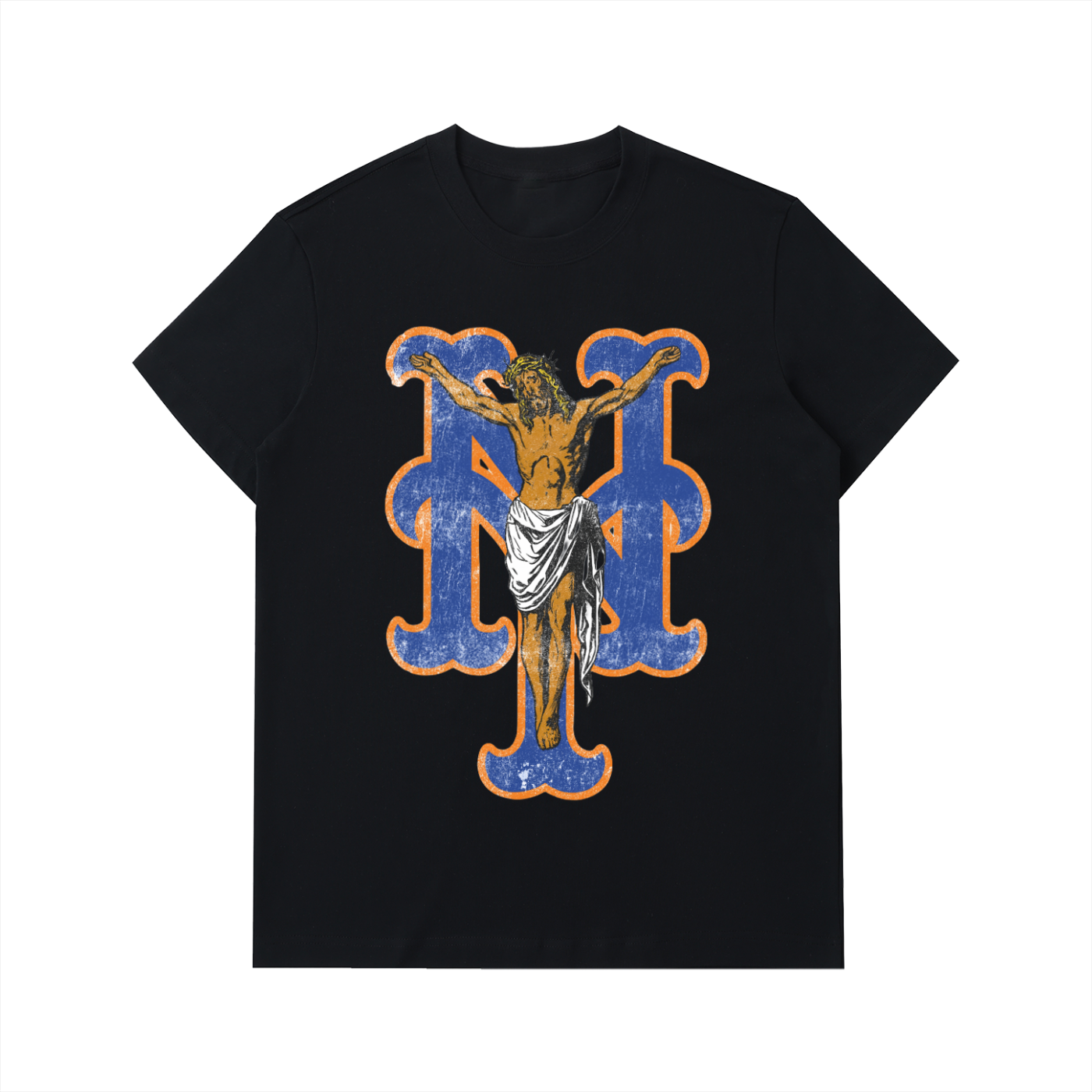 CRUCIFIED METS TEE